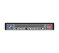 Paraspruzzi lungo pvc Camion superficie liscia 240x35cm Nero Long Vehicle