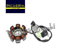 14263 - STATORE MAGNETE ACCENSIONE AVVIAMENTO SYM 50 4T JET4 / FIDDLE 2 ...