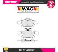 1428 Kit pastiglie freno post.adatto a Chevrolet-Ford-Opel-Saab (MARCA-WAG).