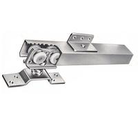 1428 Q.TA' 1 GUIDA IN ALLUMINIO PORTE SCORREVOLI 86/ 95 CM KIT