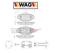 1429 Kit pastiglie freno a disco ant.adatto a Mercedes (W211) (MARCA-WAG)