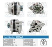 143 CV Alternatore per HYUNDAI Elantra Tre Vol XD 2.0 KW 105 CV 143