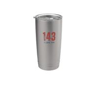 143 - Ti amo - Ti amo Bicchiere termico in acciaio inox doppia parete