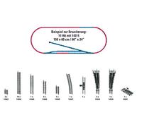 14311 N Minitrix - Set di accessori per binari