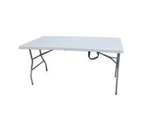 Tavolo in hdpe polietilene alta densita' pieghevole 183x76x74h struttura acciaio - Salone