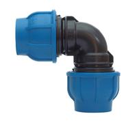 14316 Q.TA' 5 PL RACCORDO POLIPROP GOMITO 90 32X32 MM