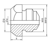 1434285 - Bocchino 16/18 mm, 1 pezzo