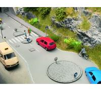 14388 Noch HO Set isole spartitraffico e accessori in laser cut scala 1:87