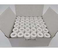 144 bobine preavvolte misura A per macchine da cucire/ricamo domestiche, adatte con macchine da ricamo Brother, lato in plastica, taglia A, classe 15, 15J, SA156, 100% poliestere, 60S/2 100 m