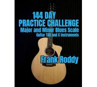 144 Day Practice Challenge: Major and Minor Blues Scale: Guitar TAB and C Instruments