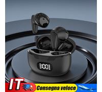 144 Languages Translator Earbuds Bluetooth-Compatible 5.1 Earphones (Black) IT