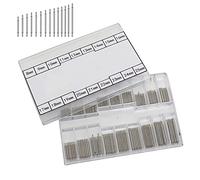 144 perni a molla per cinturino per orologio, in acciaio inox, con strumento di rimozione per riparazione e sostituzione del cinturino (8 mm -25 mm), 144 pezzi (circa 8 pezzi ciascuno)