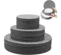 144 pezzi divisori piatti in feltro 3 diverse dimensioni 13 cm 19 cm 27 cm, protezione impilabile in feltro tagliabile, ristoranti per la protezione impilare piatti piatti piatti posate pentole