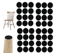 144 Pezzi Tappini per Sedie, Feltrini Sedie Rotondi, Feltrini Autoadesivi per Sedie Rotondi 15mm Feltrini per Mobili Pesanti 5mm Thick filtrini sotto la sedia Pavimenti in Legno Antigraffio