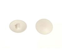 144 X Tappi A Vite Pozi Bianchi Per Viti Di Dimensione No. 6 E No. 8 | Uno