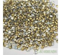 1440 pezzi 10 strass di cristallo ceco di alta qualità, rotondi, a punta,...
