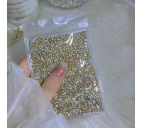 1440 pezzi di strass per nail art bianchi a punta SS3-SS20, decorazioni rotonde in resina non hotfix di diverse dimensioni per manicure-SS10-1440 pezzi