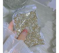 1440 pezzi di strass per nail art bianchi a punta SS3-SS20, decorazioni rotonde in resina non hotfix di diverse dimensioni per manicure-SS12-1440 pezzi