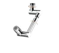 1440° Rotante Scalabile Rubinetto Estensione Testa Spruzzatore Braccio Robot Cucina Rubinetti Miscelatore Aeratore Gorgogliatore Acqua Ugello(Dual Modes Sliver)