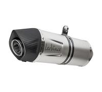 Leovince Lv One Evo Cf Moto Mt 800 Abs/adventure 790 Not Homologated Muffler Argento Not Homologated