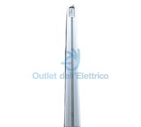 144903 EUBIQ SH1 1200MM ALLUMINIO NATURALE ANT.C/PRESA SAT.+RJ45