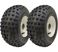 145/70-6 Atv Wanda Nodoso Su Cerchio 20mm Cuscinetti Strada Legale 75kgs (Di 2)