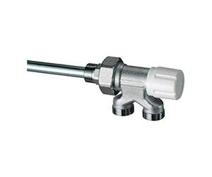 1455 1212, mis 1/2", Valvola MONOTUBO manuale per impianti monotubo FAR
