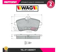 TOMEX brakes TX 14-55 Kit pastiglie freni