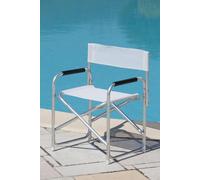 14566 Q.TA' 2 C SEDIA REGISTA PLAYA ALLUMINIO BIANCO