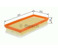 1457433596 CARTUCCIA FILTRO DI ARIA S3596, CITROËN 1444EH, CITROËN 1444TP, CITRO