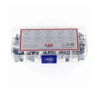 145Pcs 10 Values SMD 0.47 to 470uF 16V 25V 35V 50V Electrolytic Capacitor Assortment Kit For Electronic DIY EKFBQBGW