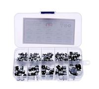 145Pcs 10 Values SMD 0.47 to 470uF Electrolytic Capacitor Assortment Kit ICXLPMC