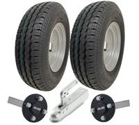 145R10C Kit rimorchio ad alta velocità omologato su strada con ruote Wanda, assi