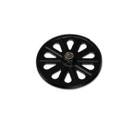 145T M0.6 Autorotante Coda Ingranaggio Cambio Set-Nero - T-Rex 500: H50019AAT