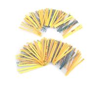 1460 Pezzi Kit di Resistori a Film Metallico 1/4w, 73 Valori, 1% | Set Assortito, Precisione Alta e Stabilità, Uso Semplice per Laboratori e Prototipi Colore Casuale