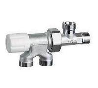 1463 12G18 Valvola MONOSTILE manuale per impianti monotubo GOMMA FAR