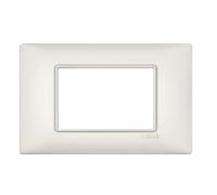 14653.75.01 VIMAR PLANA PLACCA 3 MOD.ARGENTO PERLATO VIMAR PLANA PLACCA ARGENTO