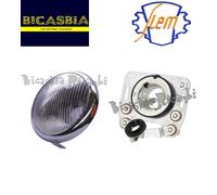14691 - FARO ANTERIORE SIEM CON PORTALAMPADA VESPA 150 VL2T 1955 E VL3T 1956