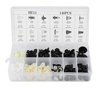 146pcs Claps Clips Clips Clips Clip Bumper Reteiner Kit Spingta Rivet Kit Universal Accessori per riparazioni di plastica di plastica di alta qualità per la protezione del