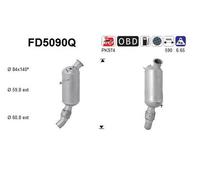 AS FD5090Q Filtro antiparticolato (FAP)