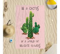 147cmx99.1cm Essere Un Cactus Non Una Fiore Microfibra Spiaggia Telo Sole Bagno
