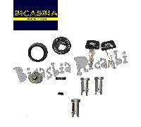 14860 - KIT SERRATURE A 3 COMPLETE BLOCCHETTO GOMMINO VESPA 50 125 PK S XL N V