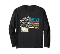 1492 I nativi Americani Hanno Scoperto Colombo Maglia a Manica