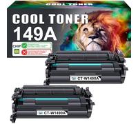 149A W1490A Cartuccia di Toner (Con Chip) Compatibile per HP 149A W1490A per Laserjet Pro MFP 4102fdw 4102dw 4102fdn Pro 4002dn 4002d 4002dw 149X W1490X Nero, 2-Pack