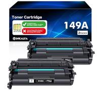 149A W1490A Con Chip Cartuccia Toner Compatibile per HP 149A 149X W1490A W1490X Toner Laserjet Pro 4002dn 4002dw 4002d 4002 Laserjet MFP 4102fdw 4102dw 4102fdn 4102 Nero, Confezione da 2