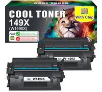 149X Con Chip Cartuccia Toner Compatibile per HP 149X 149A Toner per Laserjet MFP 4102fdw 4102dw 4102fdn Laserjet Pro 4002dn 4002dw 4002d W1490X W1490A Nero, Confezione da 2