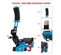 14Bit USB3.0 SIM Freno a mano per Racing Games Wheel Stand T300RS PS4 PS5 Blu .