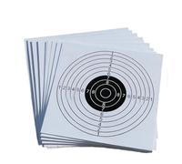 14cm Metal Target Box with 20 Paper Sheets for Training, Outdoor Rotating Practice Accessories Per L'allenamento Al Tiro