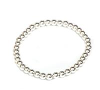 14K Gold Filled Perline Sfera Accatastabile Elasticizzato Bracciale Giallo, Rosa