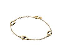 14k Gold-Plated Bracciale con perla bianca trattata freshwater coltivata